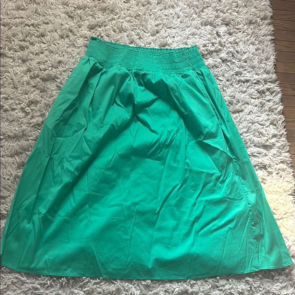 Chico's Vibrant Teal Midi Skirt